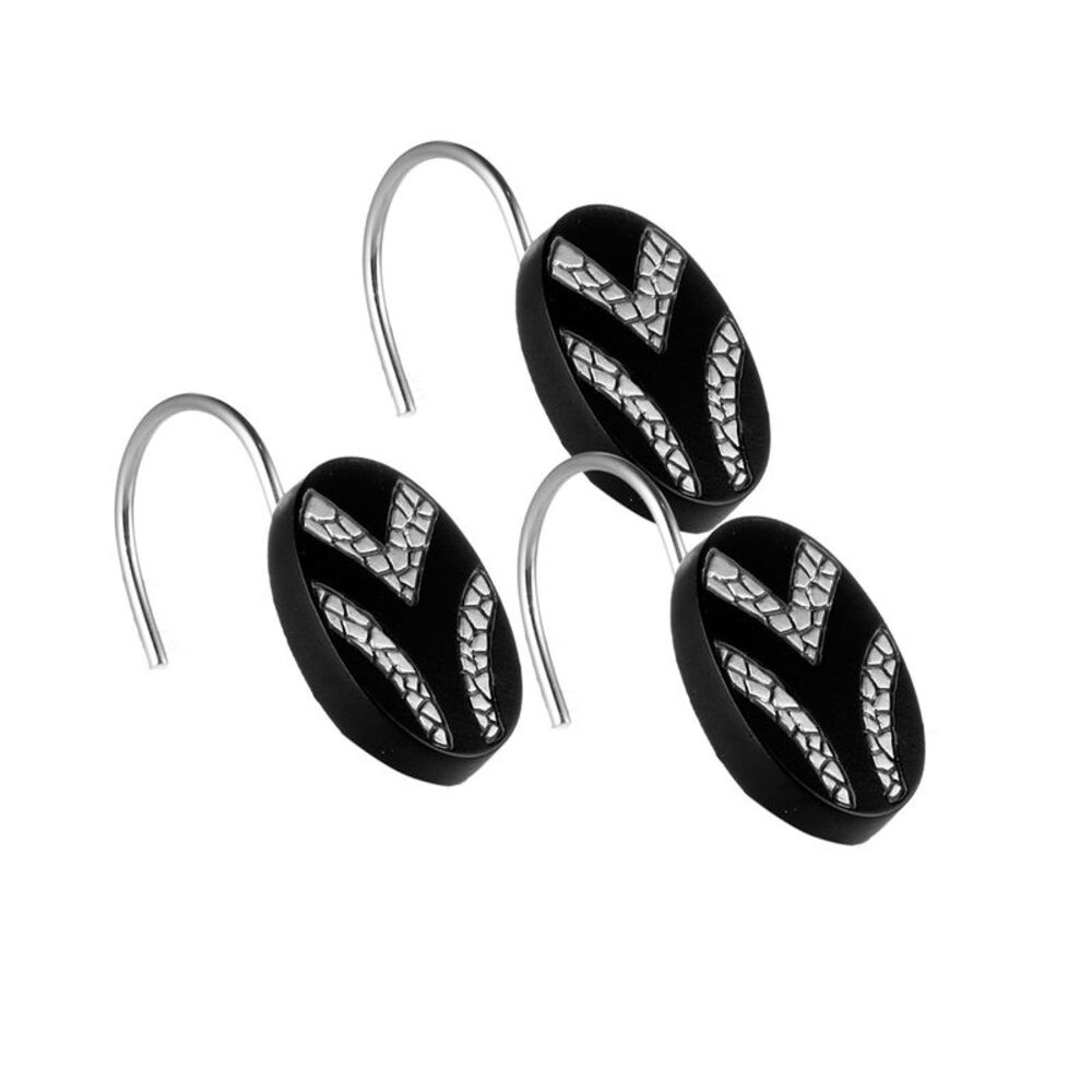 Popular Bath Black Sinatra Bath Decor Accessories, Premium, Durable, Acrylic